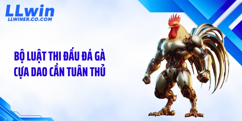 Bộ luật thi đấu đá gà cựa dao cần tuân thủ